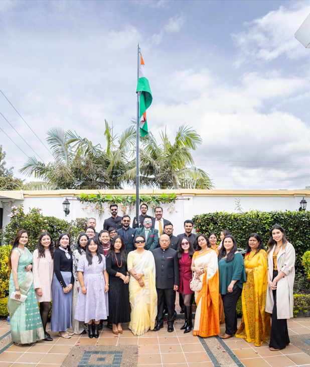 The Embassy of India in Bogota celebrated the 79th Independence Day of India with great pride, with a large gathering of Indian diaspora & friends of India from Colombia.