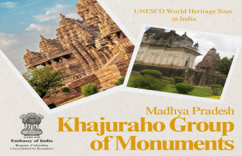 Get to know the landmarks and areas of interest in India declared World Heritage Sites by UNESCO - Khajuraho Group of Monuments!