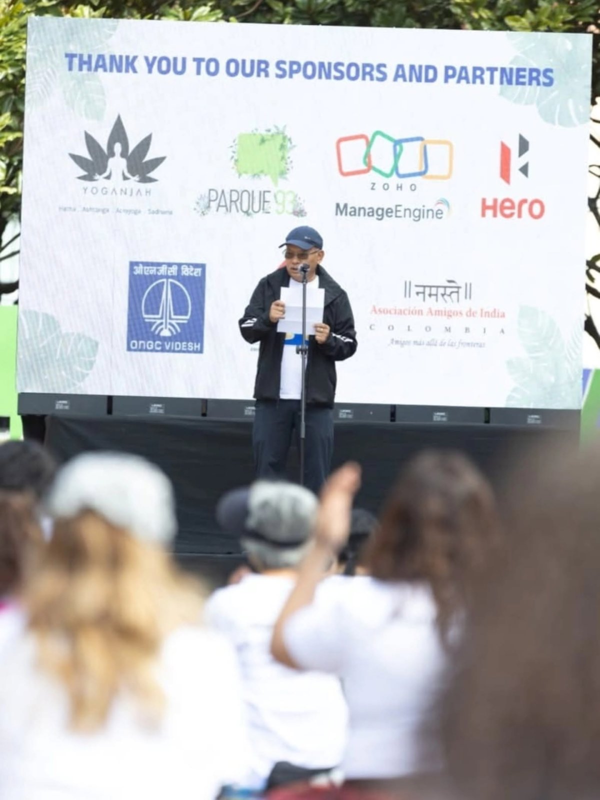 Embassy of India in Bogota, in association with Parque 93, celebrated the International Day of Yoga 2026 at Parque 93