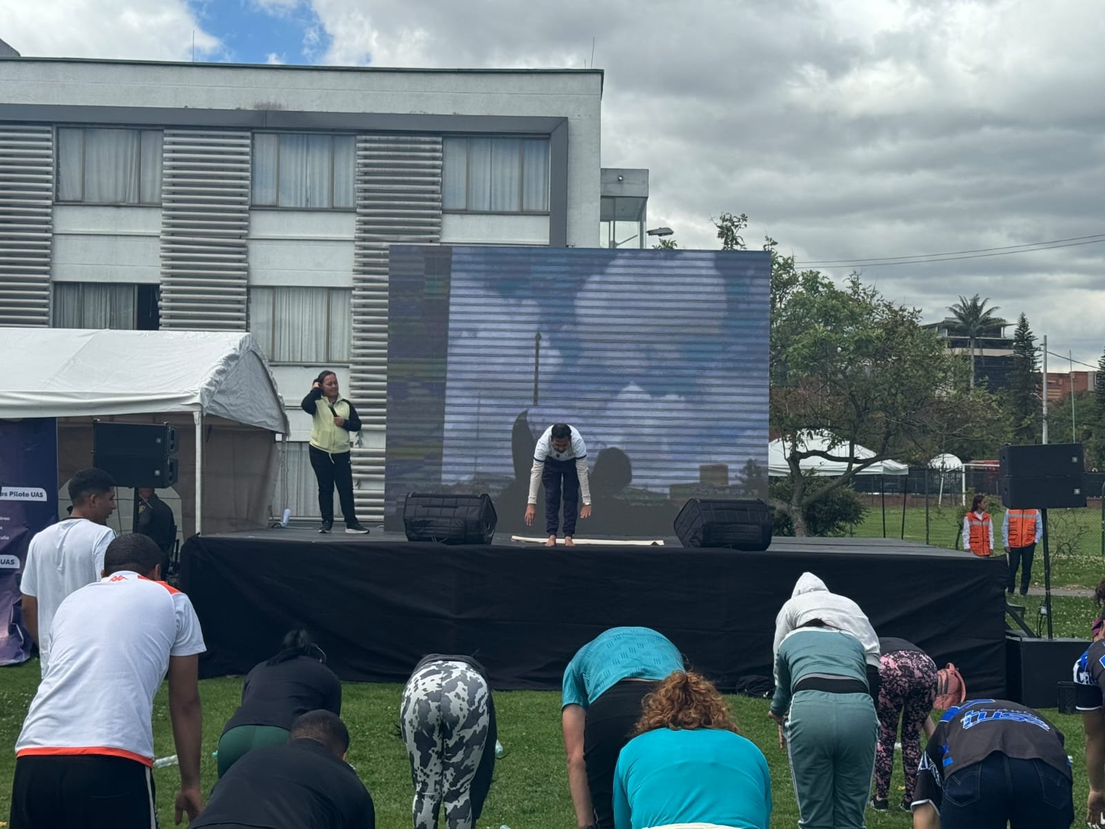 Embassy of India, Bogota organised a Yoga session for the police personnel of Colombia at the Police Academy.