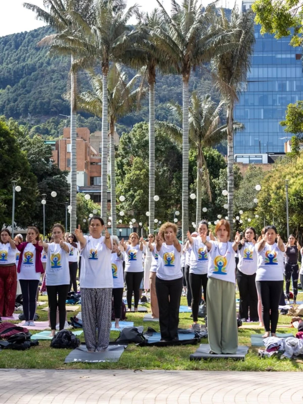 Embassy of India in Bogota, in association with Parque 93, celebrated the International Day of Yoga 2026 at Parque 93