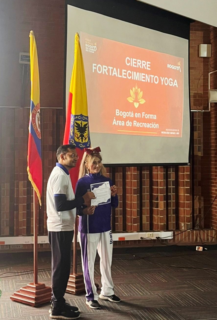 Embassy of India, Bogota organised a three-month Course on Common Yoga Protocol for IDRD personnel, aimed at strengthening professional yoga training and practice.