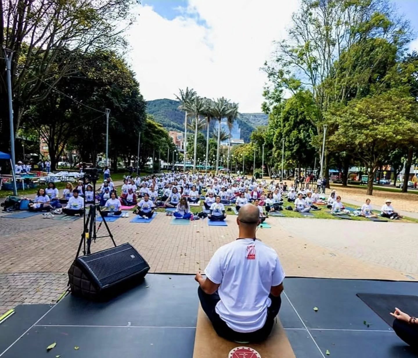 Embassy of India in Bogota, in association with Parque 93, celebrated the International Day of Yoga 2026 at Parque 93