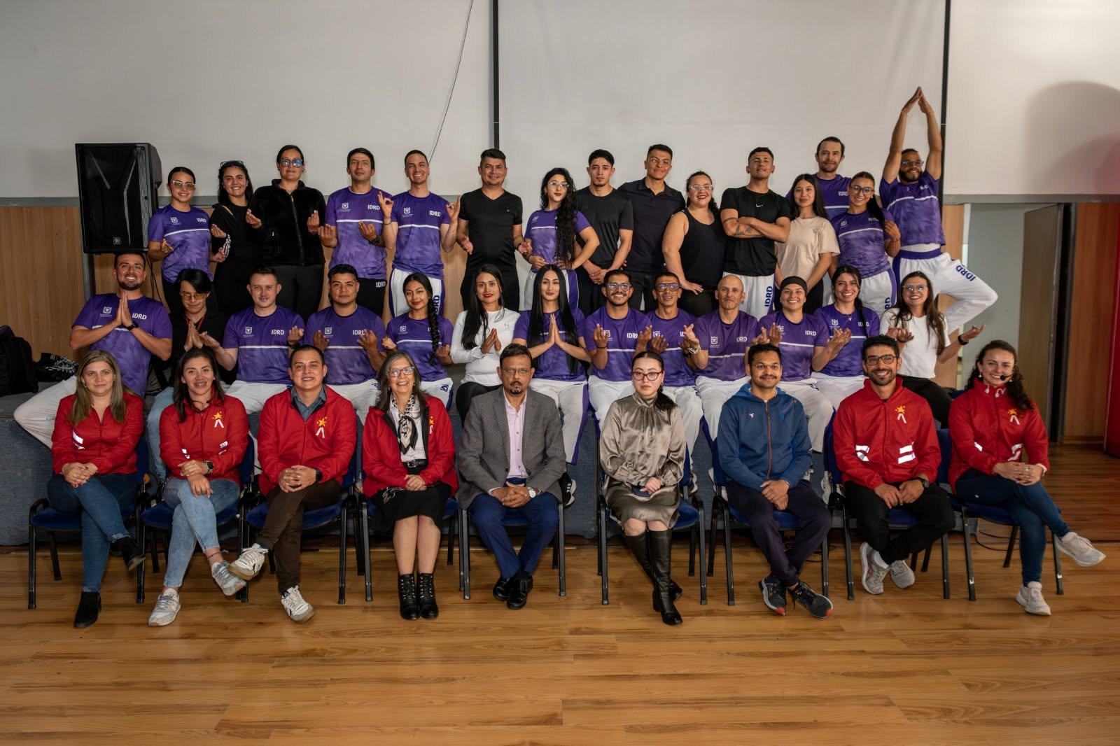 Embassy of India in Bogota conducted Yoga classes for the 2nd batch of IDRD physical activity trainers, with 31 participants successfully completing the programme.
