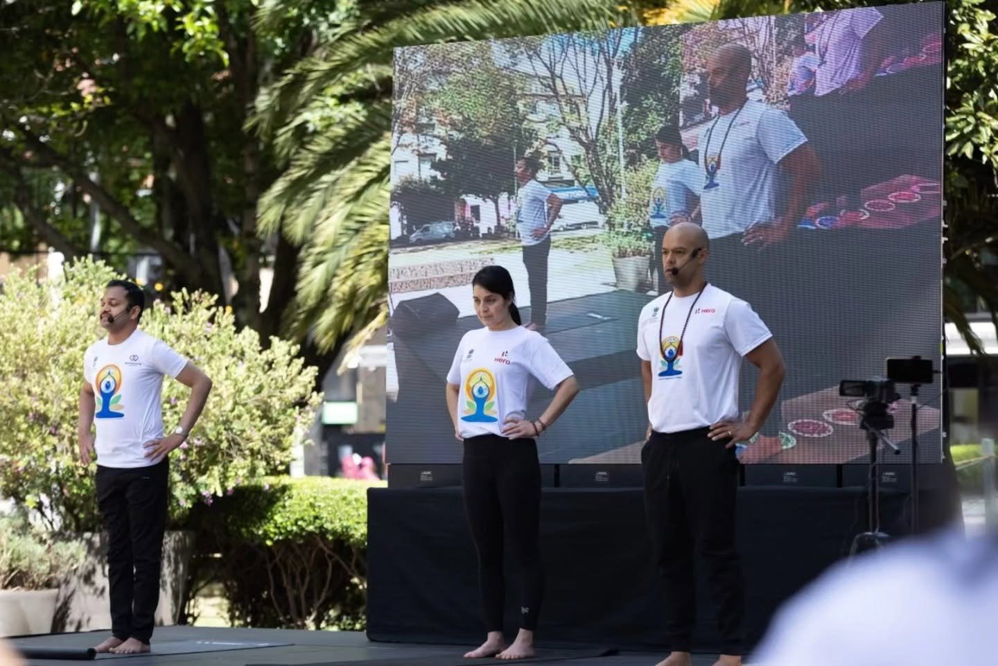 Embassy of India in Bogota, in association with Parque 93, celebrated the International Day of Yoga 2026 at Parque 93