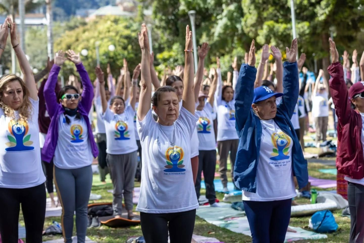 Embassy of India in Bogota, in association with Parque 93, celebrated the International Day of Yoga 2026 at Parque 93