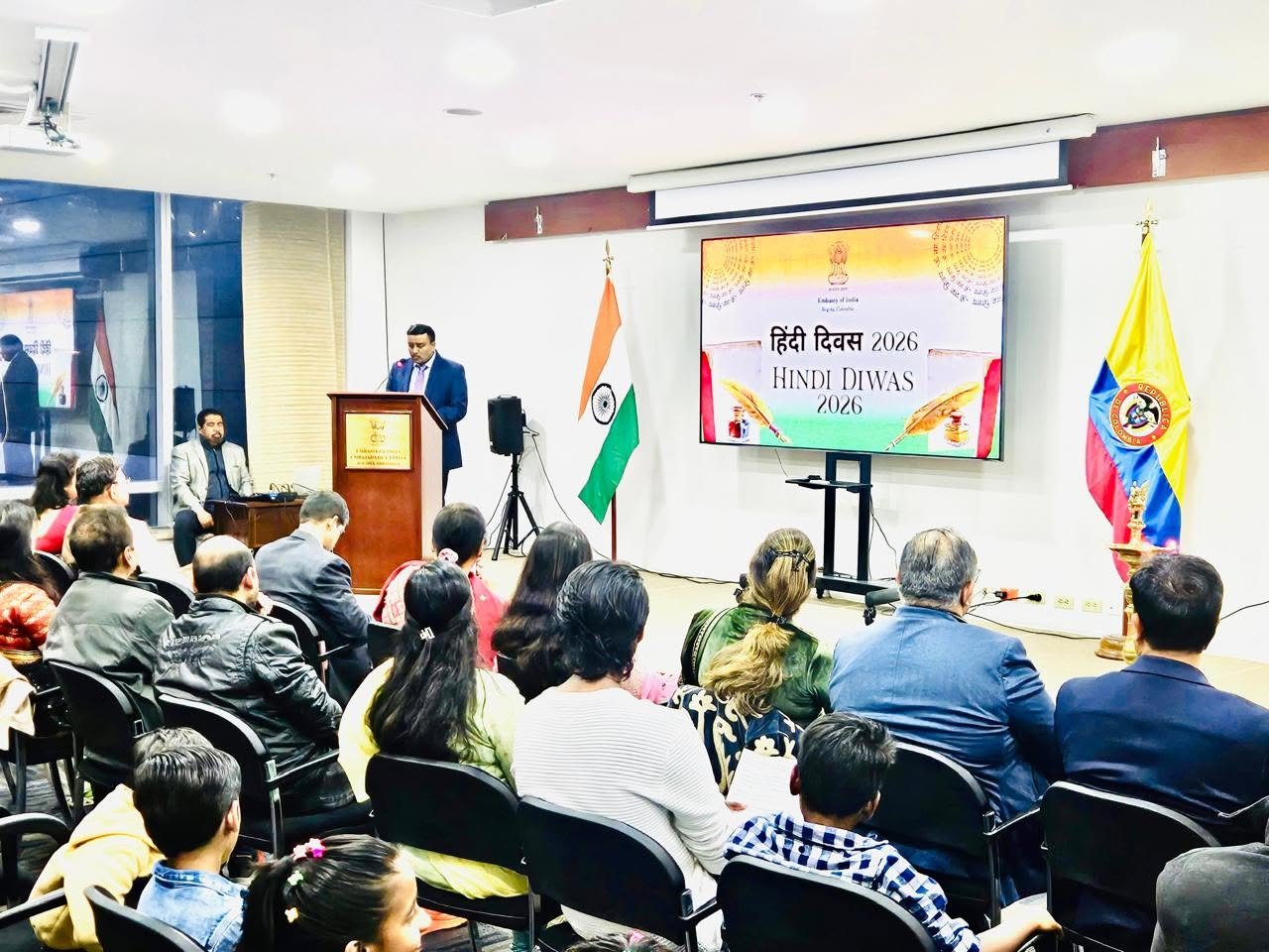 Embassy of India, Bogota celebrated Hindi Diwas 2026.