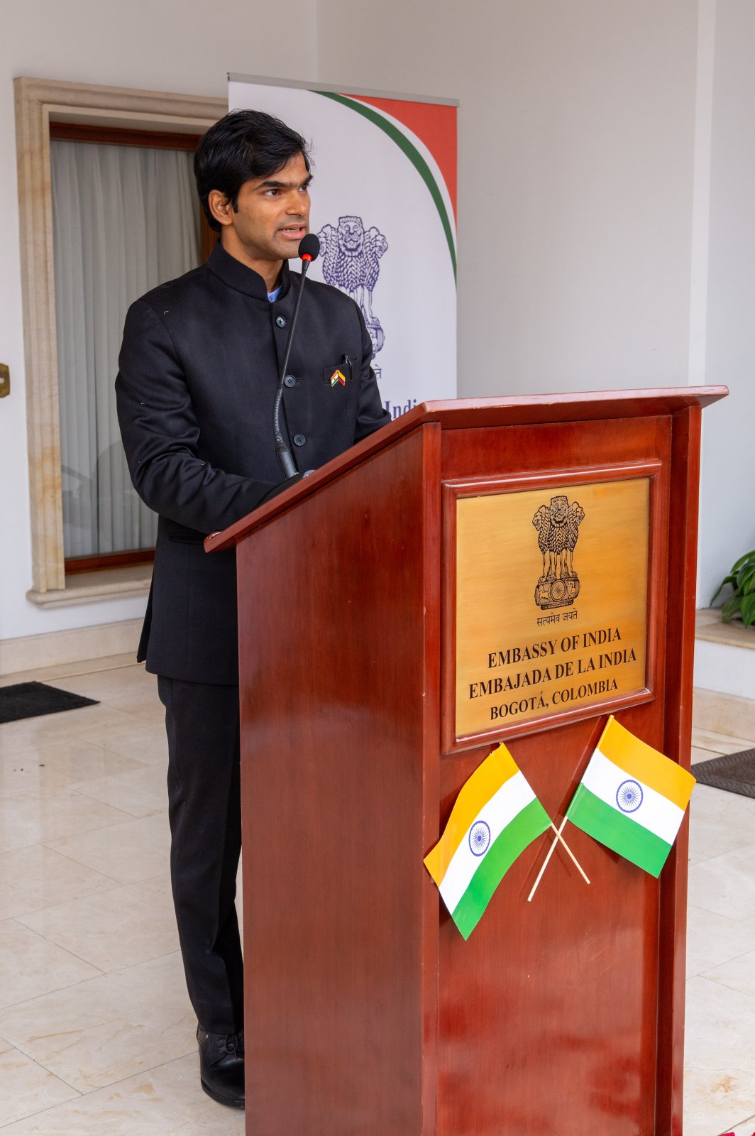 Embassy of India in Bogota celebrated the 80th Independence Day of India with members of the Indian community and friends of India.