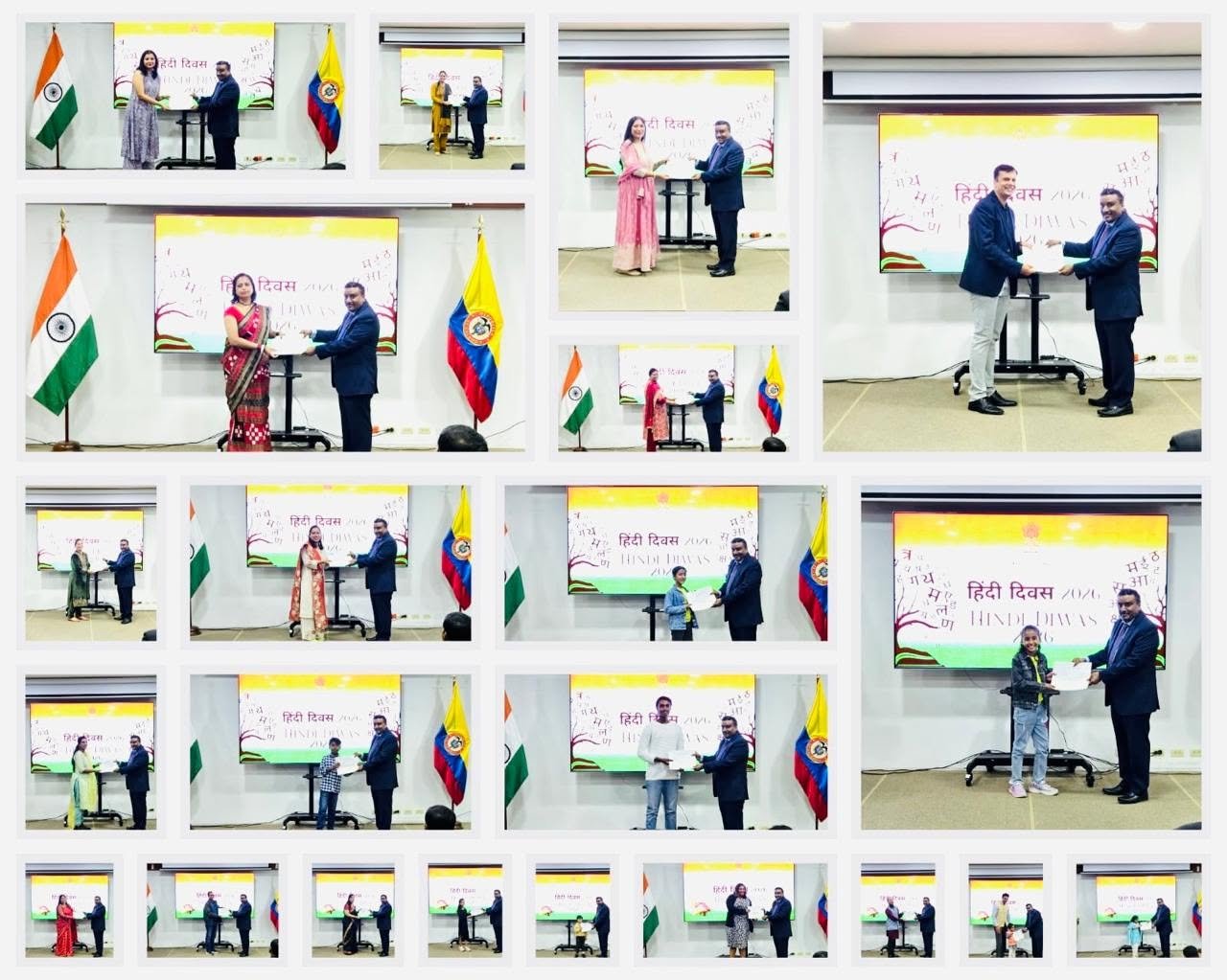 Embassy of India, Bogota celebrated Hindi Diwas 2026.