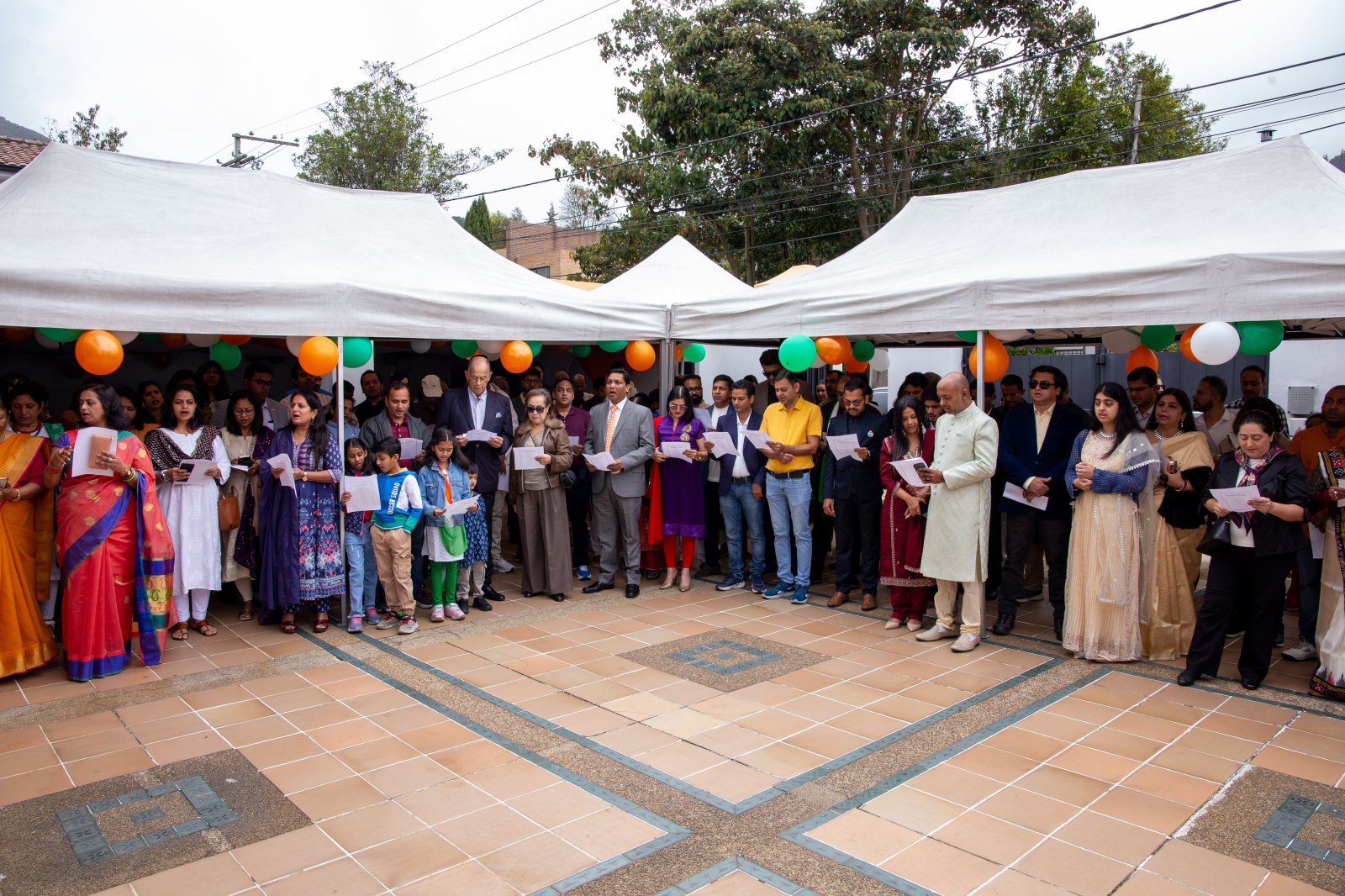 Embassy of India in Bogota celebrated the 80th Independence Day of India with members of the Indian community and friends of India.