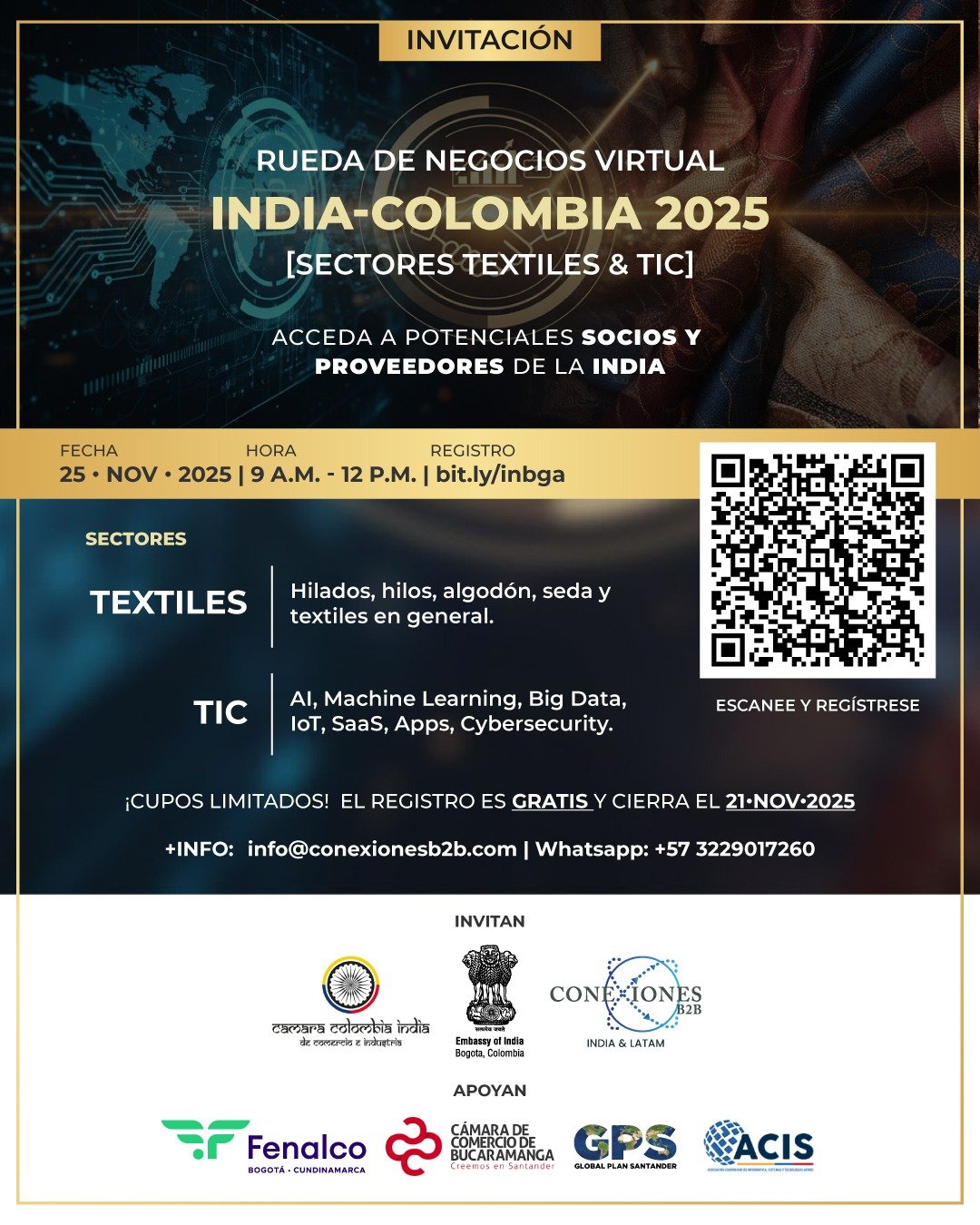 Virtual B2B Business Meeting in Textile and IT Sectors 