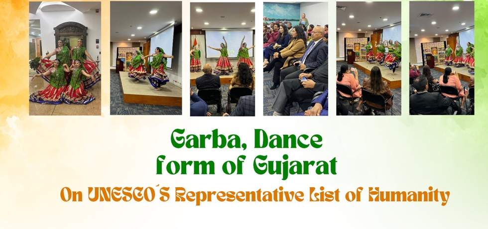 On 7 December 2023, the Embassy celebrated Garba dance form of Gujarat, to commemorate its inscription in UNESCO´S Representative List Of Humanity