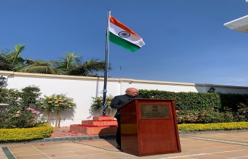 The Embassy of India celebrated the 75th Republic Day with fervent participation of the Indian diaspora, national government officials, diplomatic corps and friends of India
