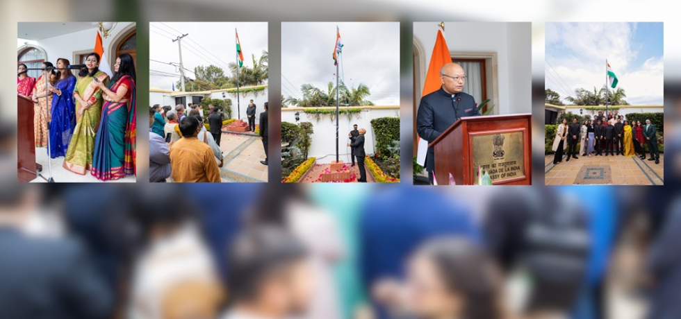  The Embassy of India in Bogota celebrated the 79th Independence Day of India with great pride, with a large gathering of Indian diaspora & friends of India from Colombia.